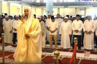 Ribuan Jemaah Padati Masjid Agung Islamic Center Rokan Hulu, Salat Iduladha 1447 H