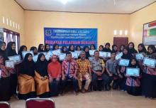 Sejak di mulai sampai dengan penutupan, kegiatan pelatihan menjahit di Desa Adi Jaya berjalan lanca